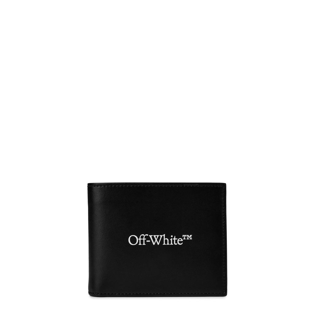 Off White Bookish Bi Fold Wallet - White/Black